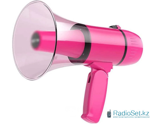 Громкоговоритель ручной Sast K5 pink рупор / мегафон